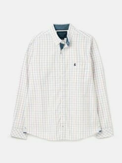 Abbott White Long Sleeve Classic Fit Poplin Shirt -UK Clothing Sales 2024 587692s6