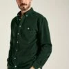 Miller Green Classic Fit Cord Shirt -UK Clothing Sales 2024 597 834s