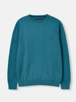 Blue Crew Neck Knitted Jumper -UK Clothing Sales 2024 606203s6