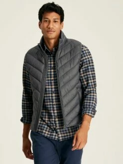 Garrett Grey Padded Shower Resistant Gilet