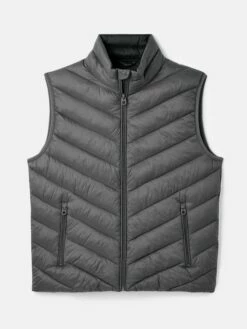 Garrett Grey Padded Shower Resistant Gilet -UK Clothing Sales 2024 630471s5