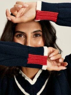 Navy Blue V-Neck Cricket Jumper 11 Navy Blue V-Neck Cricket Jumper -UK Clothing Sales 2024 642191s3