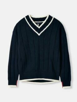 Navy Blue V-Neck Cricket Jumper 15 Navy Blue V-Neck Cricket Jumper -UK Clothing Sales 2024 642191s7