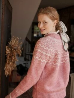 Pink Fair Isle Jumper -UK Clothing Sales 2024 643 593s8