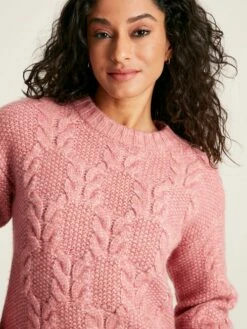 Pink Cable Knit Jumper -UK Clothing Sales 2024 670344s4