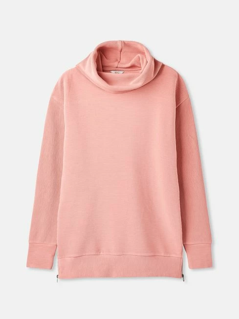Pink Ottoman Cowl Neck Sweatshirt 8 Pink Ottoman Cowl Neck Sweatshirt - Image 6