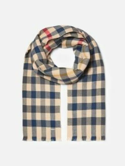 Natural Check Checked Brushed Scarf -UK Clothing Sales 2024 696955s3