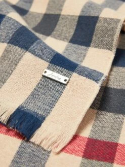 Natural Check Checked Brushed Scarf -UK Clothing Sales 2024 696955s5