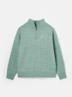 Teal Blue Quarter Zip Jumper 13 Teal Blue Quarter Zip Jumper -UK Clothing Sales 2024 707220s6