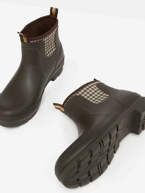 Chocolate Brown Neoprene Lined Short Wellies 6 Chocolate Brown Neoprene Lined Short Wellies - Image 4