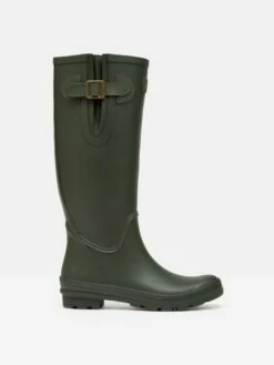 Green Tall Plain Wellies