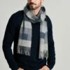 Blue Wool Scarf -UK Clothing Sales 2024 752887s