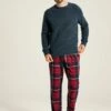 Red Tartan Pyjama Bottoms -UK Clothing Sales 2024 753736s