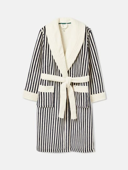 Navy Stripe Dressing Gown 7 Navy Stripe Dressing Gown - Image 5