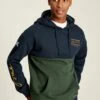 Navy Blue Unisex Hooded Sweatshirt