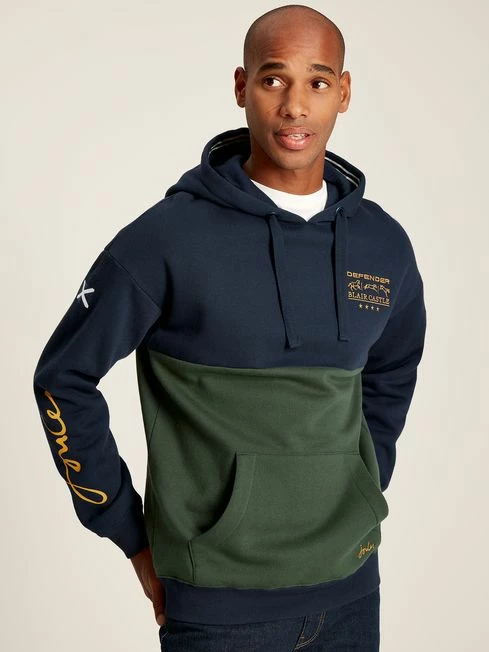 Navy Blue Unisex Hooded Sweatshirt 3 Navy Blue Unisex Hooded Sweatshirt