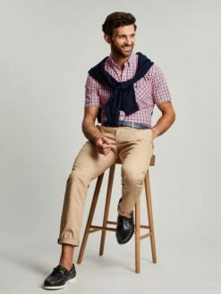 Wilson Pink Short Sleeve Classic Fit Shirt -UK Clothing Sales 2024 818023s3