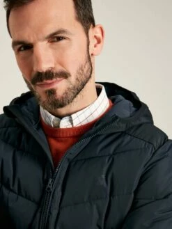 Navy Padded Shower Resistant Coat -UK Clothing Sales 2024 832606s5