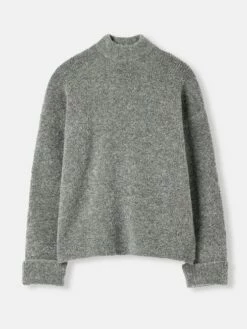 Grey Bouclé Knit Jumper -UK Clothing Sales 2024 833585s6
