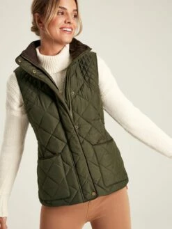 Green Showerproof Quilted Gilet -UK Clothing Sales 2024 837850s4