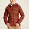 Red Showerproof Packable Padded Jacket -UK Clothing Sales 2024 904668s