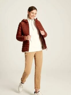 Red Showerproof Packable Padded Jacket -UK Clothing Sales 2024 904668s3