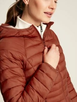 Red Showerproof Packable Padded Jacket -UK Clothing Sales 2024 904668s4