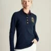 Blue Long Sleeve Polo Shirt -UK Clothing Sales 2024 917427s