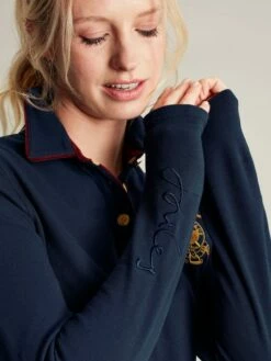 Blue Long Sleeve Polo Shirt -UK Clothing Sales 2024 917427s4