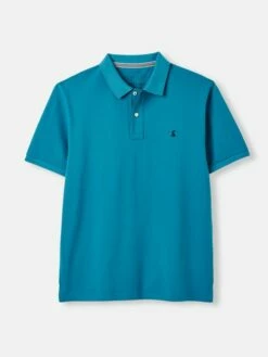 Turquoise Classic Fit Polo Shirt 11 Turquoise Classic Fit Polo Shirt -UK Clothing Sales 2024 922090s5
