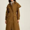 Rust Brown Shower Resistant Longline Dry Wax Jacket 1 Rust Brown Shower Resistant Longline Dry Wax Jacket -UK Clothing Sales 2024 951 794s