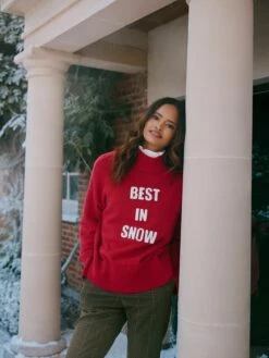 Red Best In Snow Jumper