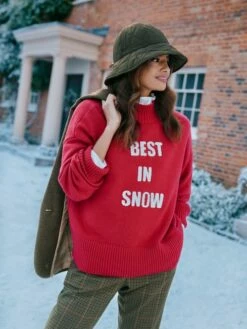 Red Best In Snow Jumper -UK Clothing Sales 2024 953687s3
