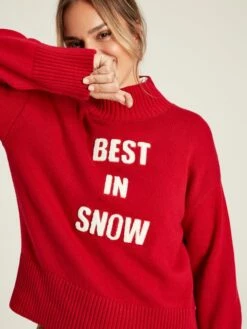 Red Best In Snow Jumper -UK Clothing Sales 2024 953687s8