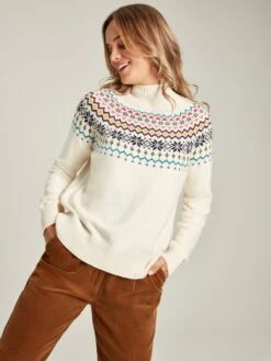 Alba™ Cream Fair Isle Jumper 10 Alba™ Cream Fair Isle Jumper -UK Clothing Sales 2024 956417s4
