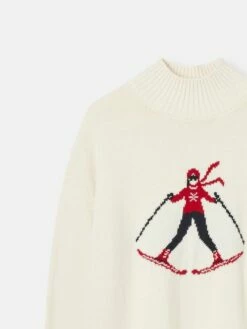 Cream Intarsia Ski Jumper -UK Clothing Sales 2024 960988s7