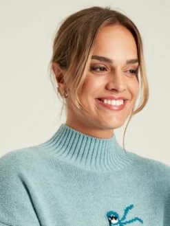 Light Blue Intarsia Ski Jumper -UK Clothing Sales 2024 963950s4