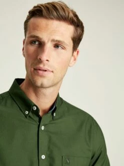 Oxford Green Classic Fit Shirt -UK Clothing Sales 2024 970122s4