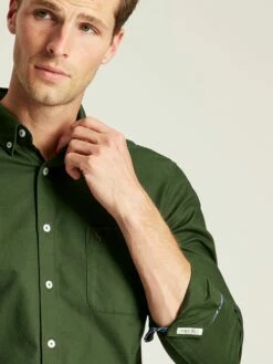 Oxford Green Classic Fit Shirt -UK Clothing Sales 2024 970122s5