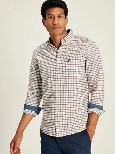 Blue/Brown Classic Fit Shirt 3 Blue/Brown Classic Fit Shirt