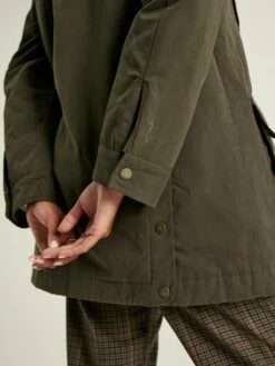 Dark Green Showerproof Quilted Wax Jacket -UK Clothing Sales 2024 991527s6