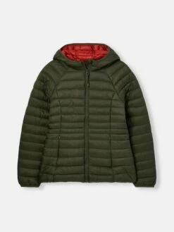 Green Showerproof Packable Padded Jacket -UK Clothing Sales 2024 996727s8