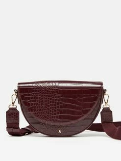 Burgundy Red Half Moon Cross Body Bag 11 Burgundy Red Half Moon Cross Body Bag -UK Clothing Sales 2024 C00062s4