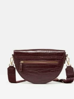 Burgundy Red Half Moon Cross Body Bag 13 Burgundy Red Half Moon Cross Body Bag -UK Clothing Sales 2024 C00062s7