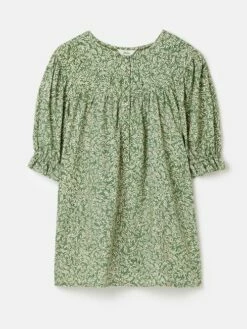 Green Curved Yoke Blouse 11 Green Curved Yoke Blouse -UK Clothing Sales 2024 C08605s5