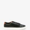 Black Leather Trainers -UK Clothing Sales 2024 C14066s