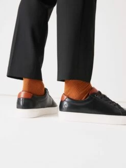 Black Leather Trainers -UK Clothing Sales 2024 C14066s6