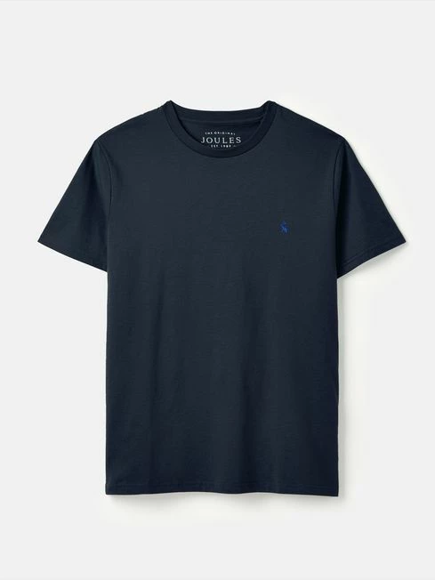 Navy Blue Plain Jersey T-Shirt 7 Navy Blue Plain Jersey T-Shirt - Image 5