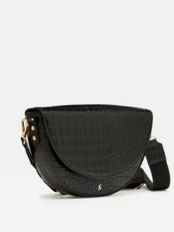 Black Half Moon Cross Body Bag -UK Clothing Sales 2024 C26265s7