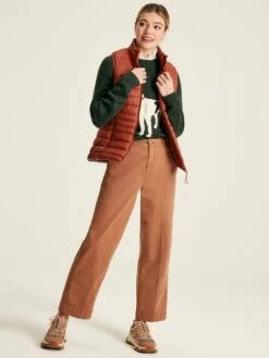 Red Showerproof Packable Gilet -UK Clothing Sales 2024 C35985s3